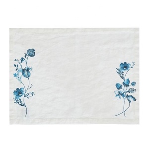 Super Absorbent Debris Collecting Solid Festive Christmas Decoration Stylish Durable Waterproof Customizable Linen Placemat - Product Image 5