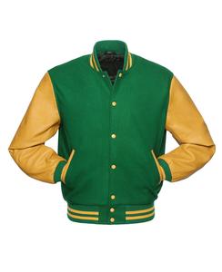 Veste de sport d'hiver pour homme AZORES SPORTS, style streetwear, avec manches en laine, logo sur le devant, col montant, séchage rapide et écologique - Product Image 1
