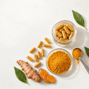 Capsules d'extrait de curcuma, curcumine, chlorophylle, vitamine C, complément alimentaire à base de plantes, qualité alimentaire, contenant en verre, végétarien, toutes saisons - Product Image 2