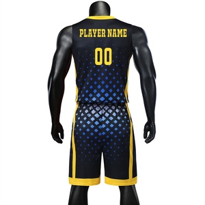 Venta al por mayor camisetas de Baloncesto de los hombres de poliéster de alta calidad de peso ligero mejor diseño personalizado logotipo uniforme de baloncesto - Product Image 6