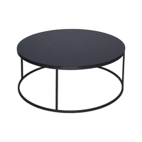 Table centrale en bois de la meilleure qualité avec base en métal enduit de poudre bonne conception 2025 article de luxe moderne en gros meilleure vente