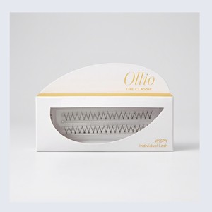 Extensions de cils pré-faites Ollio Olio The Classic Individual Eyelashes Single Pack - Extensions de cils effet wispy 10 mm noir mat - Product Image 3