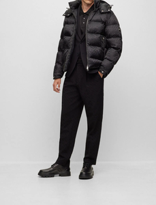 Veste matelassée pour homme avec logo personnalisé – Fabricant de manteaux d'hiver personnalisables en gros - Product Image 2