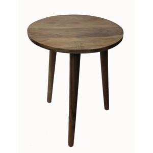 Table d'appoint hexagonale artisanale en bois massif sculpté, turquoise antique, traditionnelle, écologique, Moradabad, vente en gros Aqudus Saleem - Product Image 3