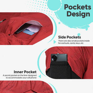 Shorts de basketball personnalisés pour hommes – Sportifs, respirants, séchage rapide, en toile, avec cordon de serrage, motif uni, écologiques et tendance - Product Image 2