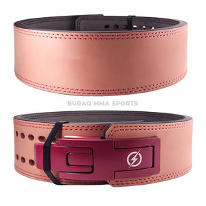 Professional <b>Weight</b> Lifting Belt for Gym <b>Training</b> Natural Rubber PVC Waterproof Windproof Unisex Buckle Closure BURAQ MMA SPORTS - Product Image 2