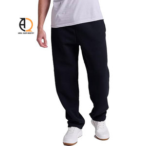 Pantalon de survêtement en coton beige pour homme, taille élastique avec cordon de serrage, décontracté, avec poches latérales, idéal pour l'automne - Product Image 6