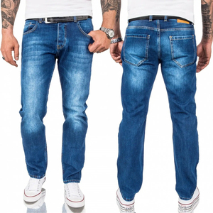 Pantalon en jean slim fit confortable pour homme, jean personnalisé, streetwear tendance, jean décontracté pour homme, jean de haute qualité pour homme - Product Image 5