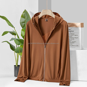 เสื้อฮู้ดกันแดดคุณภาพสูง UPF 50+ ผ้าไหมน้ำแข็ง สำหรับผู้ชาย เหมาะสำหรับกิจกรรมกลางแจ้ง วิ่ง ปั่นจักรยาน ตกปลา ป้องกันแสงแดด - Product Image 4