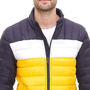 Nouvelle Arrivée - Doudoune d'Hiver Homme en Toile de Haute Qualité, Col Montant, Logo Frontal, Respirante, Légère et Écologique, Faible MOQ - Product Image 6