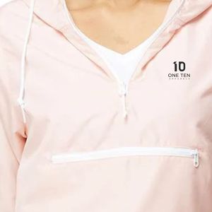 Women's Lightweight Crop Jacket Windbreaker Water Resistant Hooded Coat Fashion Outdoor Wear OEM ODM Manufacturer - Product Image 5
