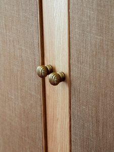 Vintage <b>Gold</b> Ribbed Pumpkin Cabinet Knob Decorative Brass Furniture Drawer <b>Handle</b> Retro <b>Cupboard</b> Pull - Product Image 2