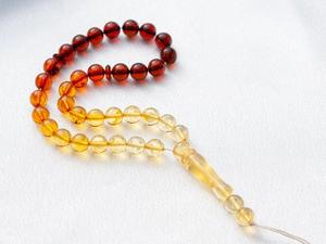 Tasbih de Resina Artesanal para Oración Musulmana, Contador de Dhikr Duradero, Accesorios Islámicos Hechos a Mano con Forma de Búho y Tema de Ángel - Product Image 6