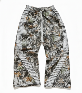 Meilleurs services OEM de matériaux de qualité supérieure – Pantalons de jogging décontractés pour hommes, motif camouflage arbre, doublure polaire thermique, 100 % coton, écologiques, vente en gros, personnalisables - Product Image 6
