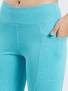 Ensemble de vêtements de sport pour femmes grande taille 6XL avec logo personnalisé, pantalon taille haute effet push-up, leggings élastiques avec poches - Product Image 5