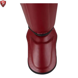 Protège-tibias de boxe pour entraînement de combat, protection de la cheville et du cou-de-pied, chauffe-jambes MMA Muay Thai, protège-tibias légers en PU - Product Image 3