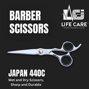 Ensemble de ciseaux de coiffure professionnels avec étui de rangement, ciseaux de coiffure et de dégradage couleur argent, rasoir et peigne. - Product Image 2