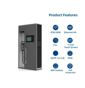 Cargador Rápido de CC para Coches Eléctricos 20kW 30kW 40kW 60kW 80kW 120kW 160kW Power Bank CCS1/CCS2/CHAdeMO/GB/T Seguro e Inteligente - Product Image 6