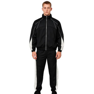 Conjunto Deportivo Personalizado para Hombre, Chaqueta Cortavientos Ligera e Impermeable, Marca Privada OEM ODM, Ropa Deportiva para Entrenamiento al Aire Libre - Product Image 1