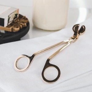 Decorative <b>Candle</b> Wick Trimmer Premium Quality Metal <b>Candle</b> Care Tool With Smooth Cutting Performance Long Handle Design - Product Image 2