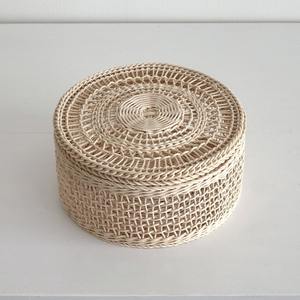 Caja decorativa de ratán, organizador de almacenamiento, cajas para exhibición en habitaciones y contenedor, precio de fabricante. - Product Image 3