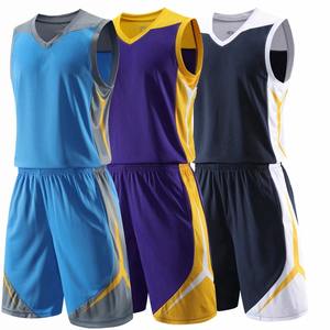 Nouveaux ensembles de maillots de basket-ball pour hommes et enfants 2026 de haute qualité, tenues de sport imperméables et légères en polyester, personnalisables - Product Image 1
