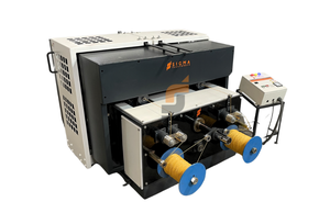 เครื่องพันเส้นด้ายอัตโนมัติ SSE PYT 02V 3 แรงม้า 1800 รอบต่อนาที บิดเกลียว 20 ถึง 80 TPM ป้อนเส้นด้าย 2 หัว รับด้าย 2 หัว - Product Image 2