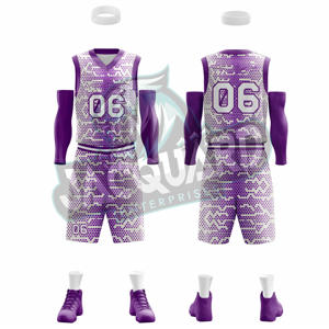 Uniforme de Baloncesto Reversible Unisex de Poliéster 100% Sublimado, Fabricado en Fábrica a Bajo Precio, Camisetas de Baloncesto para Equipo - Product Image 3