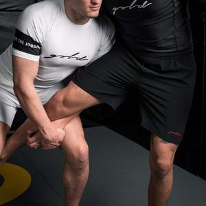 Pantalones Cortos de MMA Personalizados Premium para Hombre, Tela Elástica, Gimnasio, Entrenamiento Físico, Deportes, Artes Marciales, Ropa OEM - Product Image 3