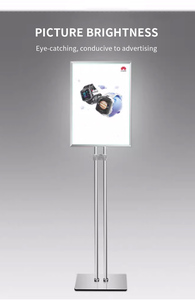 Sản phẩm mới DIY Poster lightbox hiển thị Slim Khung hộp đèn Hight độ sáng LED Poster <span class=keywords><strong>Menu</strong></span> với đôi cực tầng đứng - Product Image 2