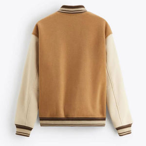Wholesales Versity <b>Jacket</b> for Men Stand Customized Logo Design 100% Wool High Quality Product Factory Made Light Weight <b>UK</b> Best - Product Image 3