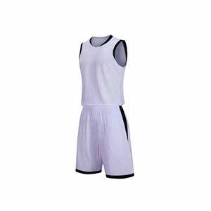 Ensemble de basketball élégant avec maillot et short respirants, légers, à séchage rapide, en tissu grande taille, avec logo d'équipe et taille élastique - Product Image 2