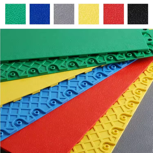 กระเบื้องปูพื้นโรงรถ/โรงงาน ไวนิล PVC แบบประกบต่อกัน  ระบบล็อคซ่อน (ไร้รอยต่อ/รอยต่อแบบมองไม่เห็น) - Product Image 3