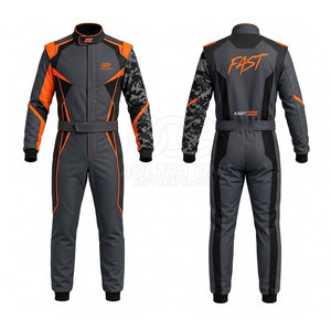 Combinaison de Karting Classique Légère et Imperméable en Polyester/Nylon, Coupe Confortable, Construction Durable pour Événements de Course - Product Image 3