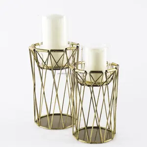 Porte-bougie rustique de style farmhouse pour salle à manger, support décoratif en métal pour bougies, pour la décoration intérieure américaine, Zahid Exports - Product Image 4