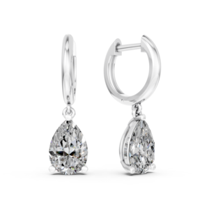 Pendientes de Oro Sólido de 14K, 9K, 10K y 18K con Diamante de Laboratorio de 10 Quilates, Certificado IGI, RJC, ODM, OEM, Fabricante de Joyería Fina Ética EA502322 - Product Image 2