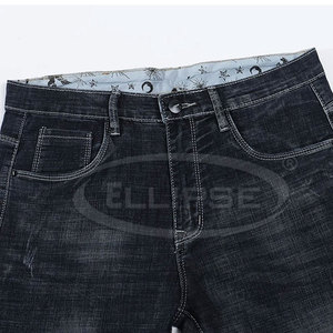 Pantalones Vaqueros para Hombre al por Mayor, Bajo MOQ, Transpirables, con Botones, Diseño Personalizado, Lavados, de Primavera, para Venta en Línea - Product Image 4