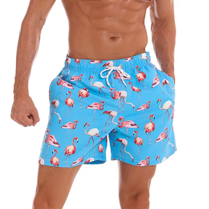 Pantalones Cortos de Hombre de Alta Calidad con Estampado Moderno, Tela Premium, Corte Elegante para Uso Casual y Trajes de Playa - Product Image 2