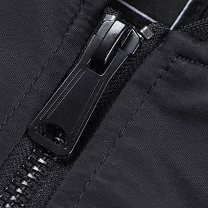 2025 New Arrival Spring Polyester/Cotton Solid Front Logo Men's <b>Slim</b> <b>Fit</b> Casual Business Bomber <b>Jacket</b> Windproof Breathable - Product Image 5