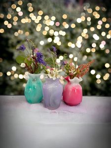 Handmade Resin Flower <b>Vase</b> With Abstract Artistic Design For Luxury Home Decoration And Gift Collection - Product Image 1