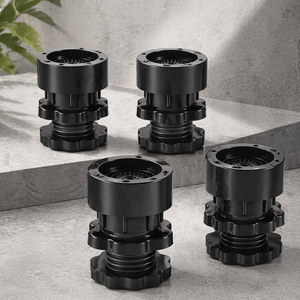 Support de machine à laver robuste, pieds réglables et mobiles avec support anti-vibration, base universelle - Product Image 1