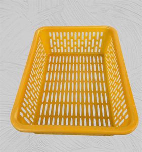 Plateau rectangulaire en plastique 100% PP vierge 32x23,5x9 cm Fabriqué au Vietnam Utilisation domestique Cuisine Panier Moule Plastique Rangement - Product Image 1