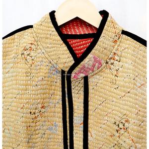 Chaleco Corto de Algodón con Parches Vintage para Mujer, Cuello en V, Transpirable, Ecológico, Bordado a Mano, con Botones, Ropa de Abrigo Cálida para Invierno - Product Image 4