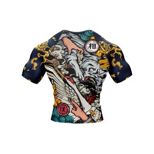 Camiseta de Manga Larga OEM de Alta Calidad, Rashguard Sublimado para Jiu Jitsu, Kimono de Jiu Jitsu, Rashguard Personalizado con Estampado para Hombre - Product Image 2