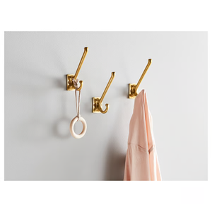 Best Handcrafted For Your Home <b>Wall</b> Organizer Attractive Brass Cabinet Hook Holder MOP Design For Towel Clothes Hanging Holder - Product Image 4