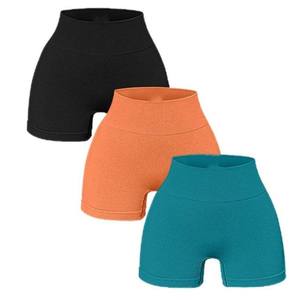Pantalones Cortos Deportivos de Cintura Alta para Mujer, Efecto Levanta Glúteos, Sin Costuras, para Gimnasio, Yoga y Ciclismo - Product Image 4