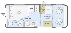 Used 2017 W-i-n-n-e-b-a-g-o T-r-a-v-a-t-o 59-G <b>Trailer</b> - Product Image 2