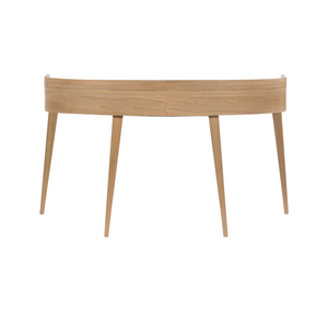 Modern Solid Wood Writing Desk with Drawers Mid Century Home Office <b>Study</b> <b>Table</b> Walnut Finish Wooden Work Desk - Product Image 5