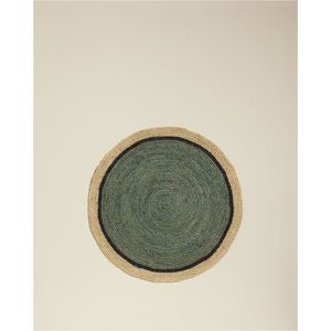 Wholesale Handcrafted Round Straw Placemat Natural Woven <b>Table</b> Mat Heat Insulated Dining <b>Table</b> Centerpiece Kitchen Accessories - Product Image 1