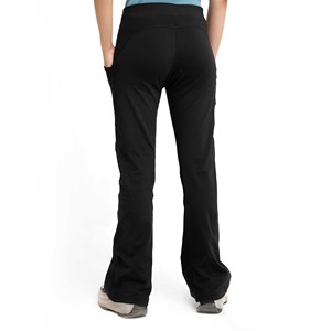 กางเกงโยคะทรงบานเอวสูงสำหรับผู้หญิง แฟชั่นทันสมัย สีพื้น เป็นมิตรกับสิ่งแวดล้อม ปรับแต่งได้ ขายส่ง กางเกงทรงบานเอวสูง - Product Image 2